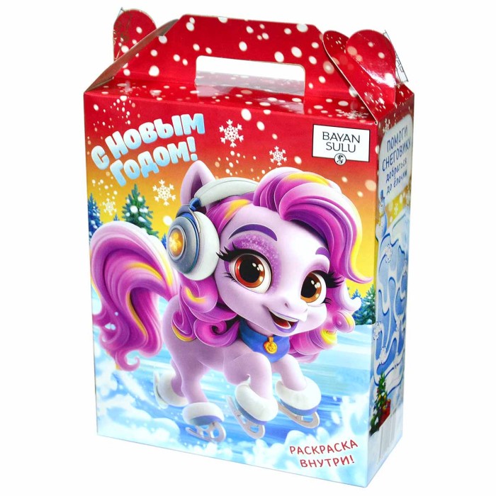 Набор новогодний Bayan Sulu Марк и Няша+раскраска 700гр к/у