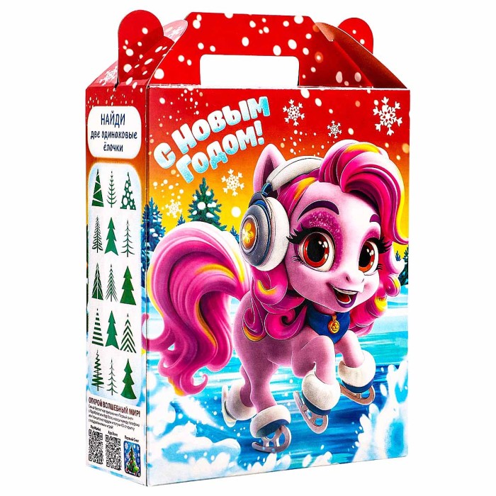 Набор новогодний Bayan Sulu Марк и Няша+раскраска 700гр к/у