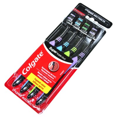 Щетка зубная Colgate L1 СуперФлекси 4шт