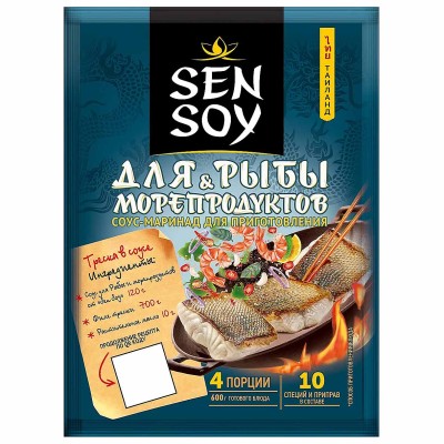 Соус-маринад Sen Soy для рыбы и морепродуктов 120гр м/у