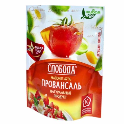 Майонез Слобода Провансаль 67% 100мл д/п