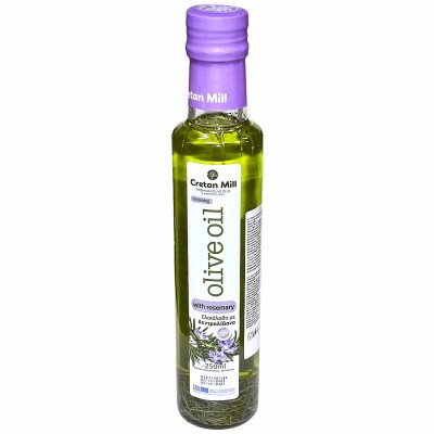 Масло оливковое Cretan Mill Extra Virgin с розмарином 0,25л ст/б