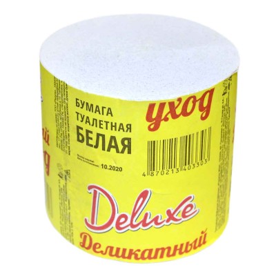 Бумага туалетная Deluxe Белая