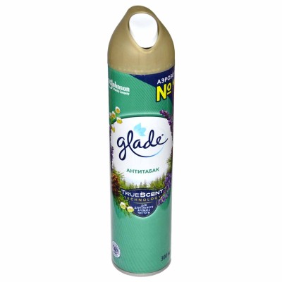 Освежитель воздуха Glade Антитабак 300мл ж/б