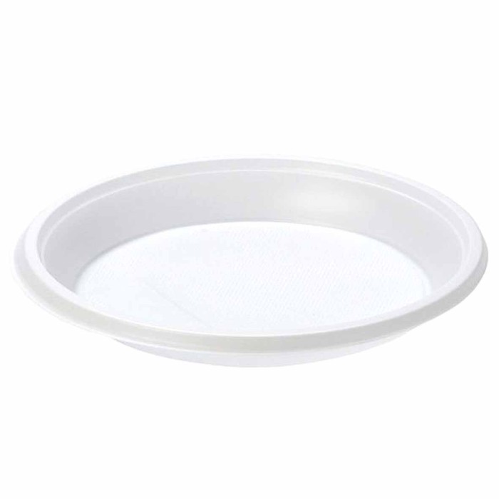 Тарелка Мистерия d=205мм белая 10шт м/у*