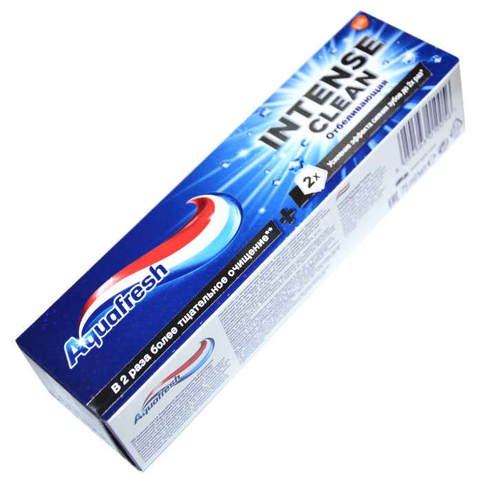 Паста зубная Aquafresh Интенсивное очищение отбеливание 75мл к/у
