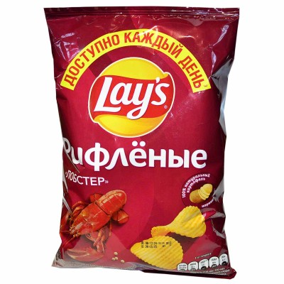 Чипсы Lay’s рифленые вкус лобстера 70гр м/у
