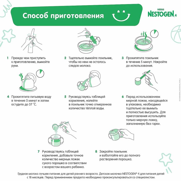 Смесь Nestogen 4  молочная с пребиотиками и лактобактериями с 18мес 300гр к/у