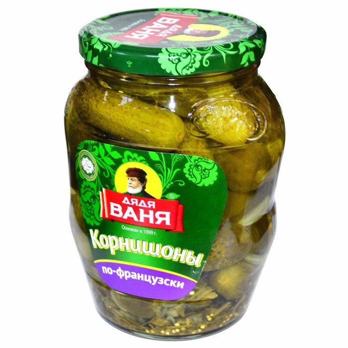 Корнишоны Дядя Ваня по-французски 680гр ст/б