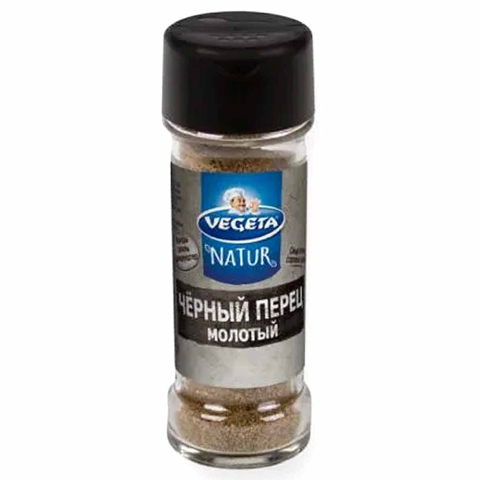 Перец черный Vegeta Natur молотый 45гр ст/б