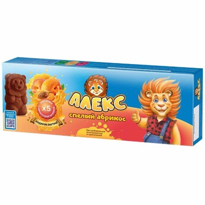 Пирожное Приоритет со вкусом абрикоса 150гр к/у