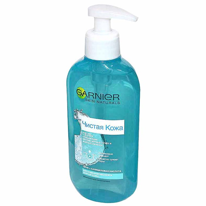 Гель для лица Garnier Чистая кожа 200мл пэт