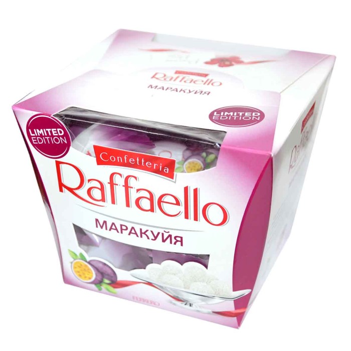 Конфеты Raffaello миндал и маракуйя 150гр к/у