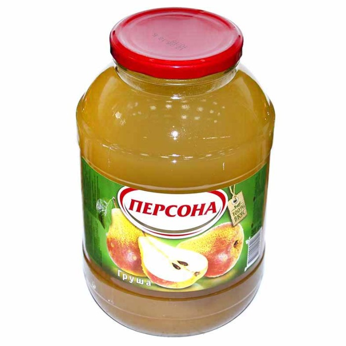 Сок Персона груша 2л ст/б