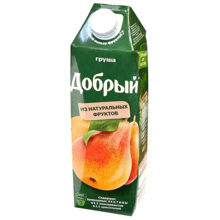 Нектар Добрый грушевый 1л т/п