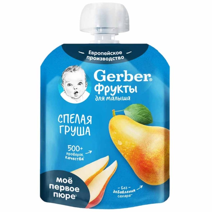 Пюре Gerber Спелая груша 90гр д/п