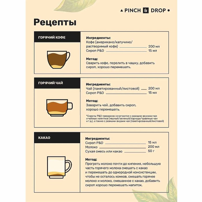 Сироп Pinch&Drop Карамель 1л ст/б