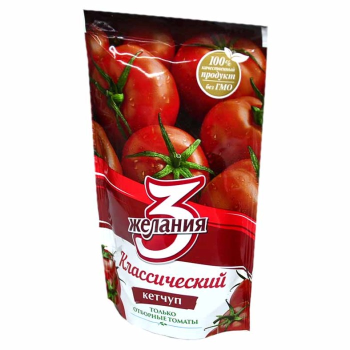 Кетчуп 3 желания Классический В 100гр д/п