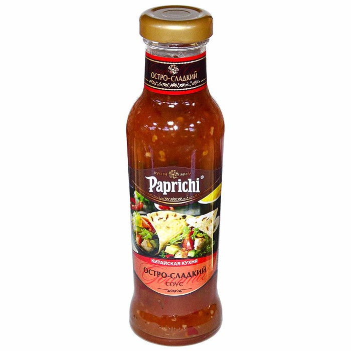 Соус Paprichi остро-сладкий 320гр ст/б