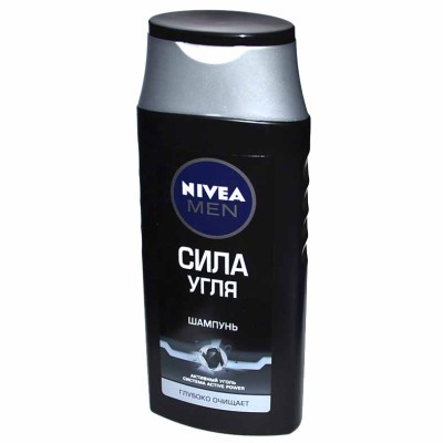 Шампунь для волос Nivea Men Сила угля 400мл пэт