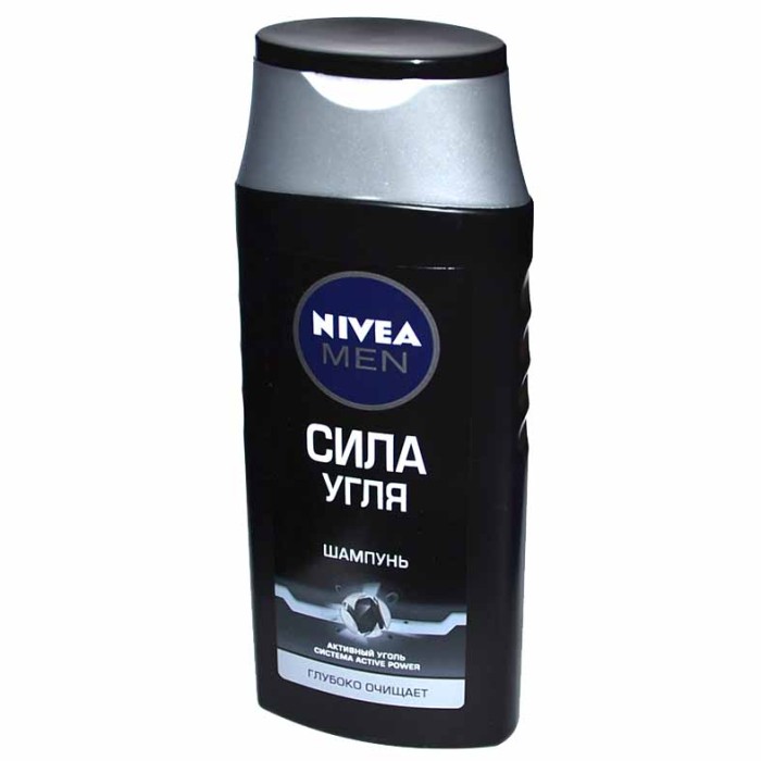 Шампунь для волос Nivea Men Сила угля 400мл пэт
