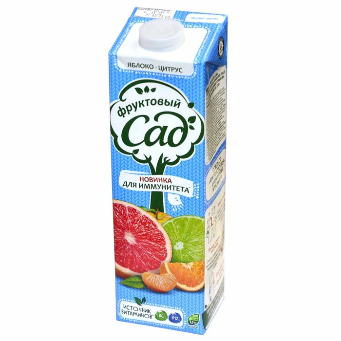 Нектар Фруктовый сад яблоко-цитрус 0,95л т/п