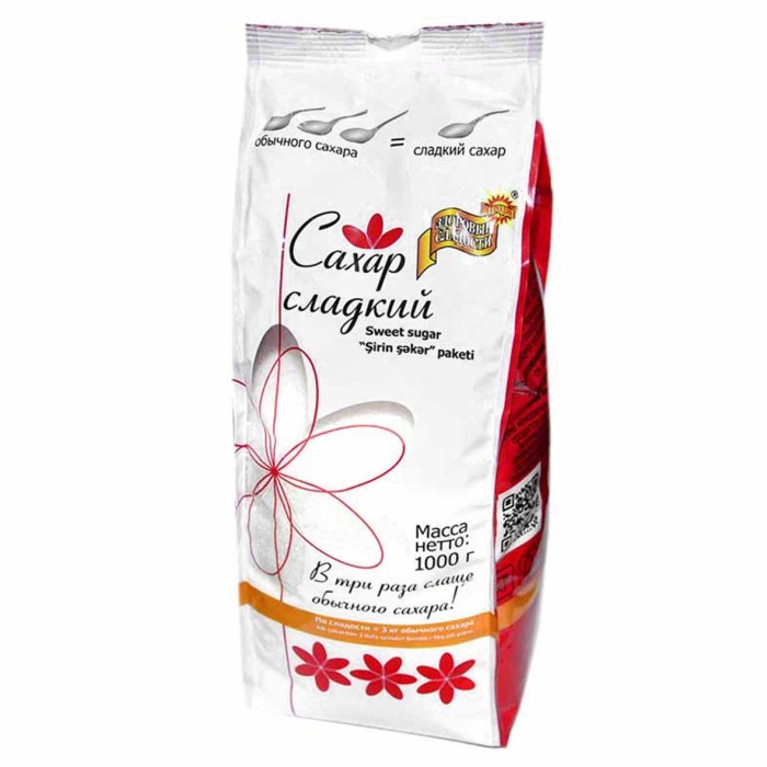 Сахар Петродиет сладкий 1кг м/у