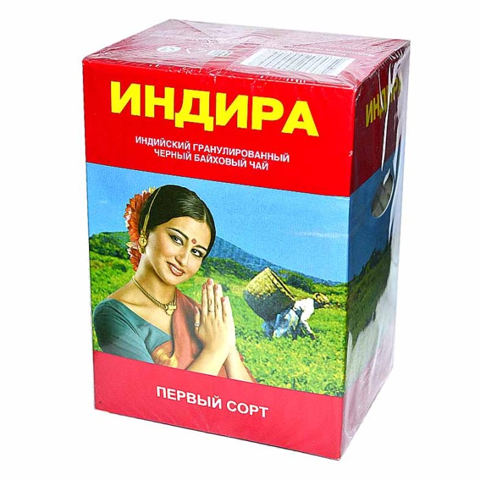 Чай Индира черный гранул 500гр к/у