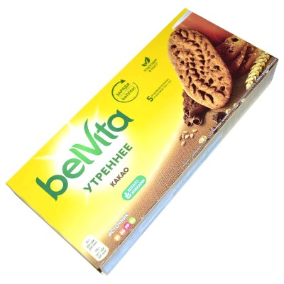 Печенье Belvita с какао 225гр к/у