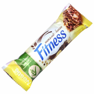 Батончик Nestle Fitness злаковый шоколад и банан 23,5гр м/у