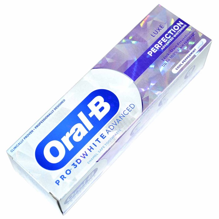 Паста зубная Oral-B Pro-3D White Advanced Luxe Совершенство 75мл к/у