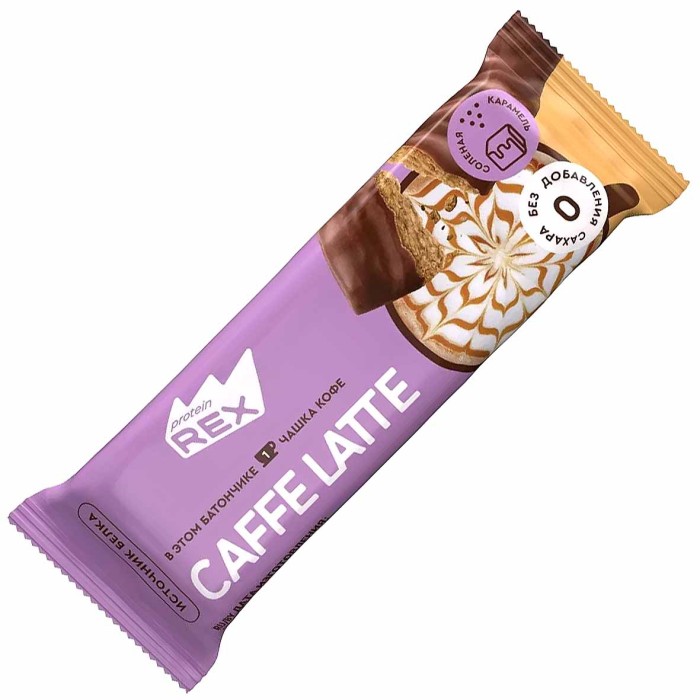 Батончик протеиновый ProteinRex  Латте,соленая карамель 40гр м/у