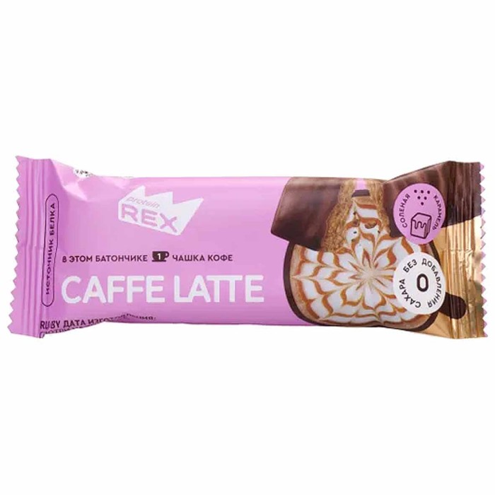 Батончик протеиновый ProteinRex  Латте,соленая карамель 40гр м/у