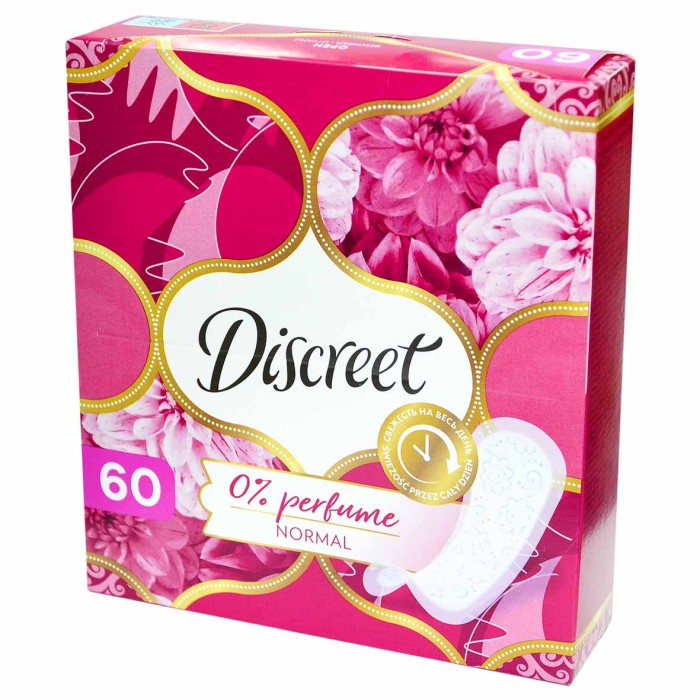 Прокладки ежедневные Discreet Normal Trio 60шт к/у