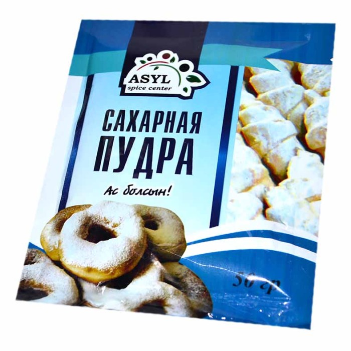 Пудра сахарная Asyl 50гр м/у