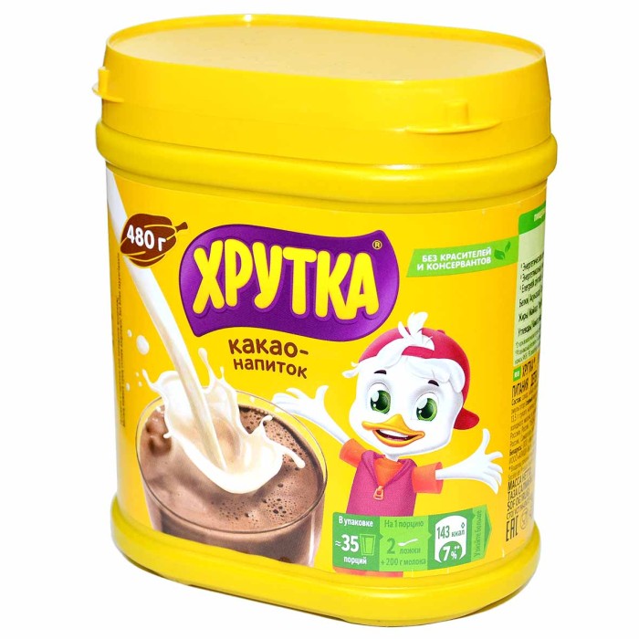 Какао-напиток Хрутка 480гр пэт