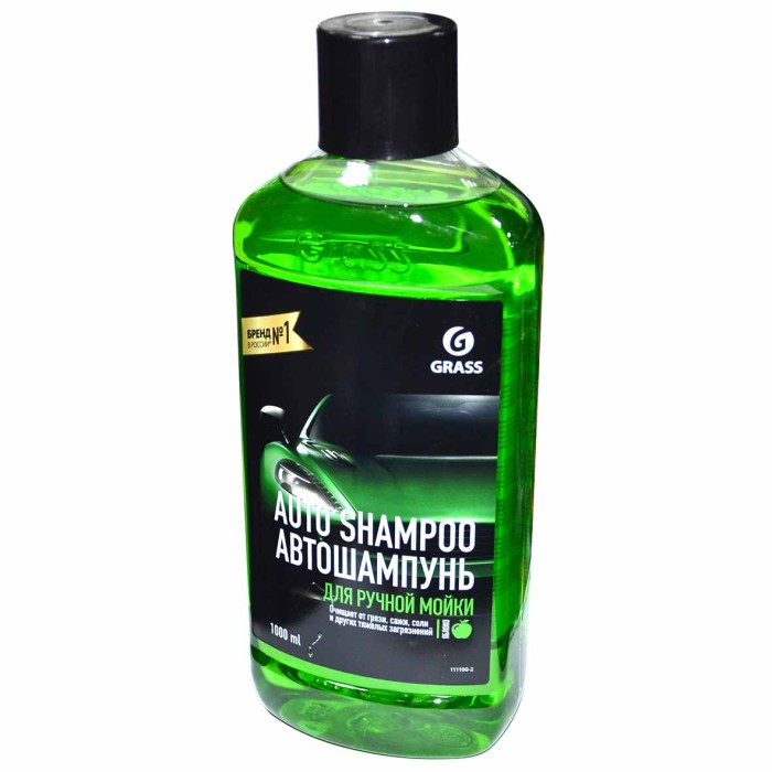 Автошампунь Grass с ароматом яблока 1л пэт