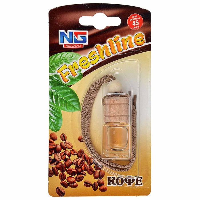 Ароматизатор подвесной New Galaxy Freshline кофе арт794-343
