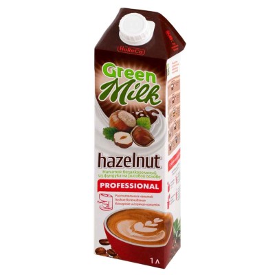 Напиток на рисовой основе Green Milk Professional Фундук 1л