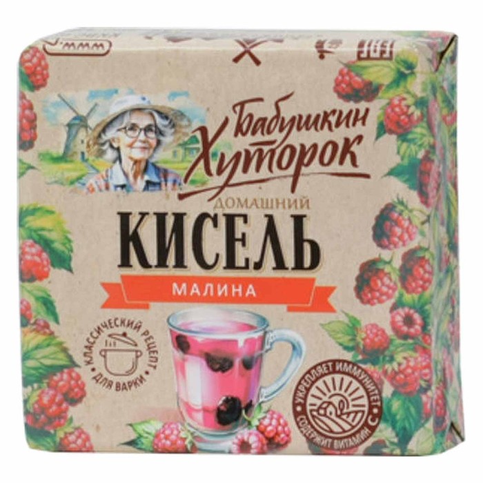 Кисель Бабушкин Хуторок малина 180гр м/у