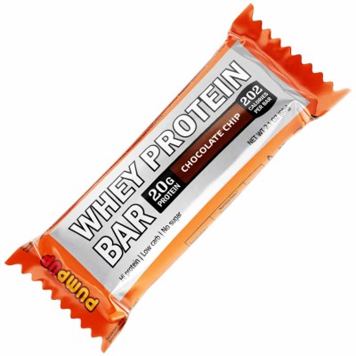 Батончик Pump Up Whey Protein Шоколадная крошка глазированный 60гр м/у
