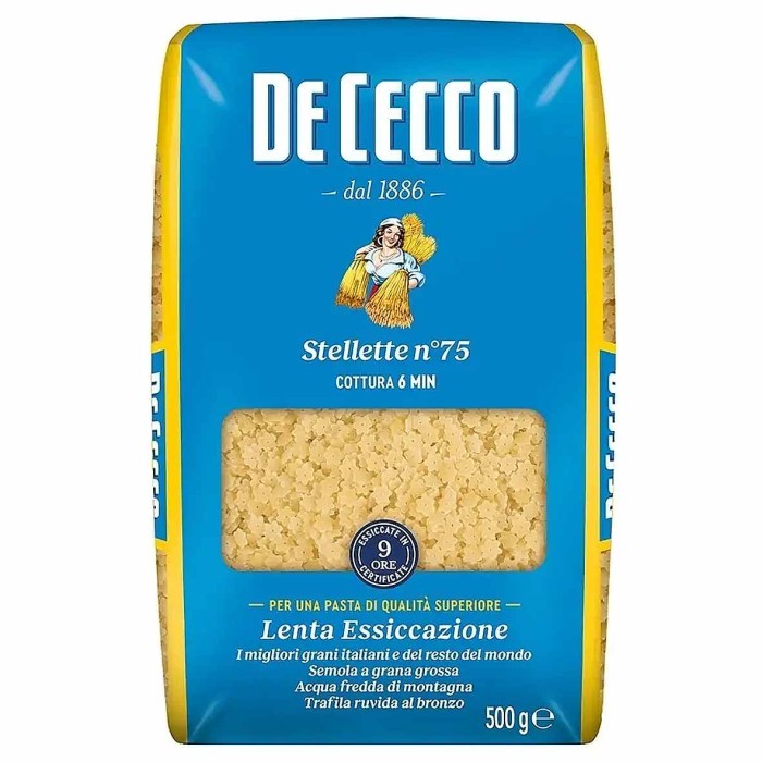 Макароны De Cecco Stellette N°75 500гр м/у