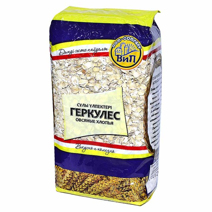 Хлопья Вип Геркулес 400гр м/у