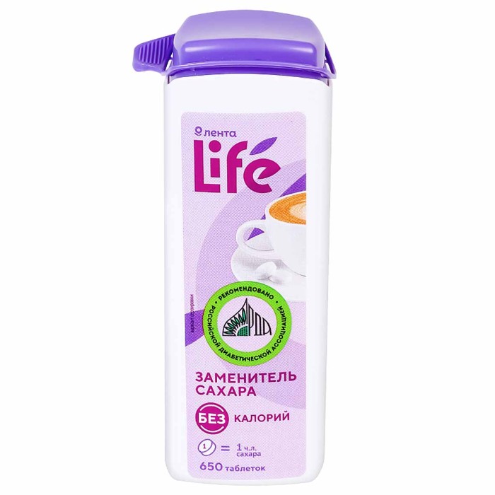 Заменитель сахара Лента Life 650шт пэт