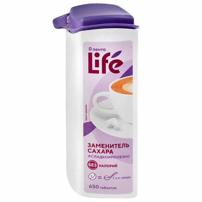 Заменитель сахара Лента Life 650шт пэт