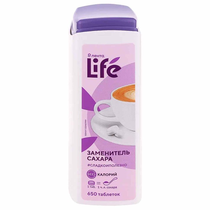 Заменитель сахара Лента Life 650шт пэт