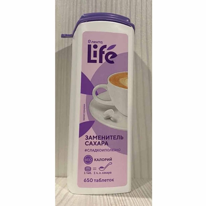 Заменитель сахара Лента Life 650шт пэт