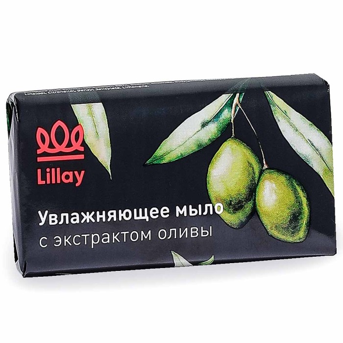 Мыло Lillay Увлажняющее с оливой 90гр м/у