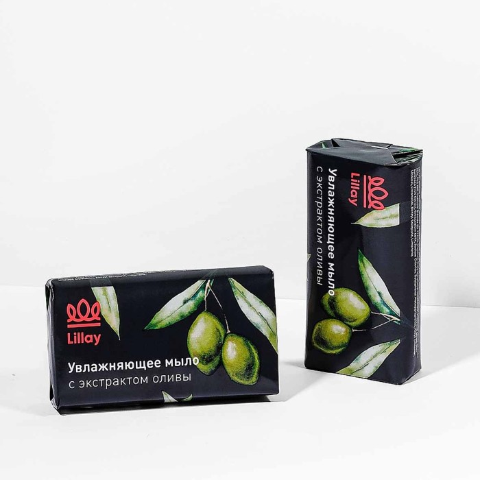 Мыло Lillay Увлажняющее с оливой 90гр м/у