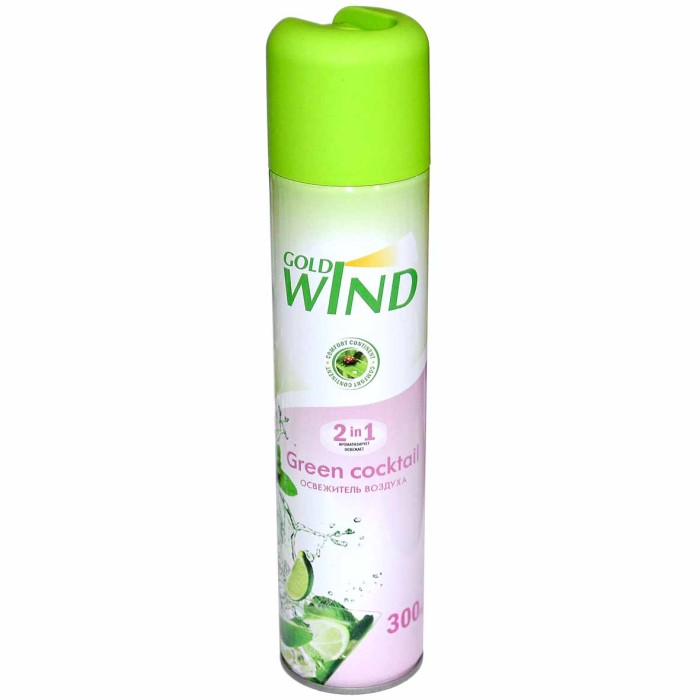 Освежитель воздуха Gold wind Green cocktail 300мл ж/б